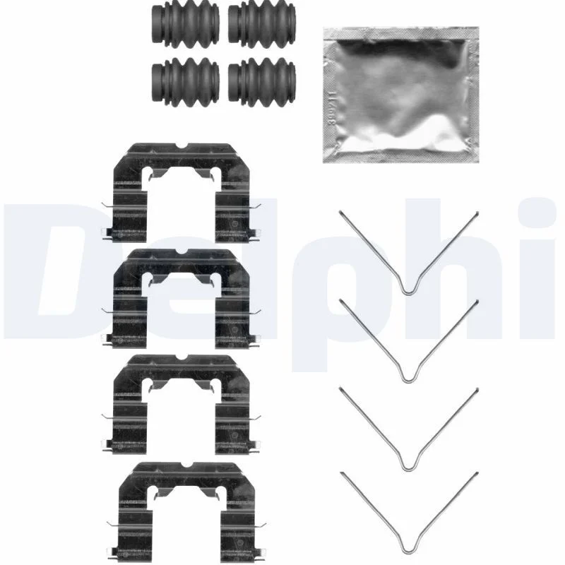 Accessory Kit, disc brake pad DELPHI LX0738
