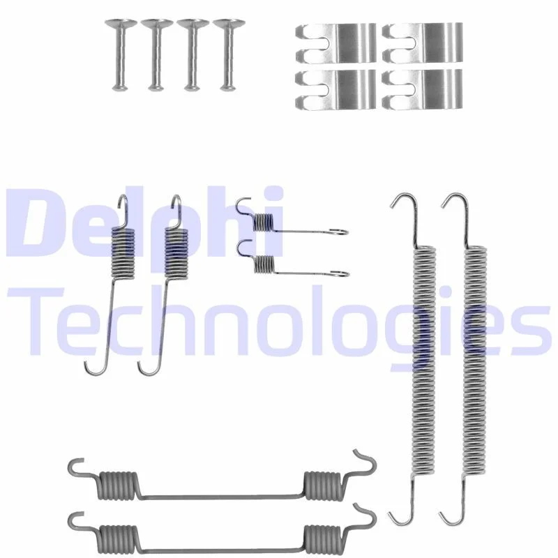 Accessory Kit, brake shoes DELPHI LY1407