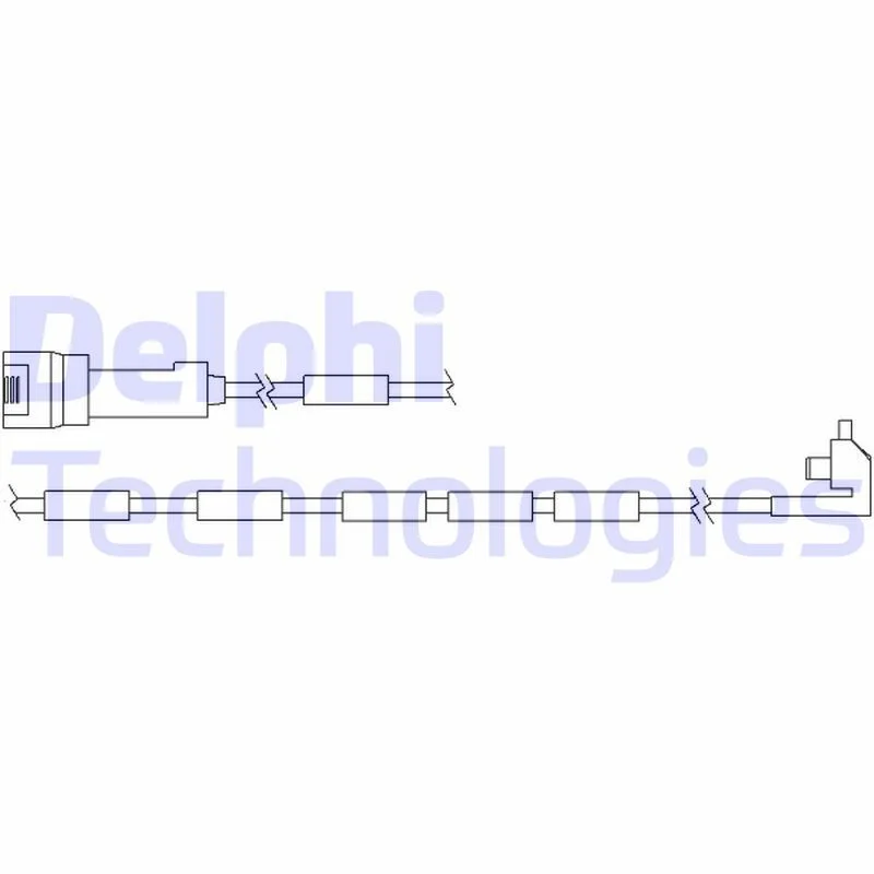 Warning Contact, brake pad wear DELPHI LZ0107