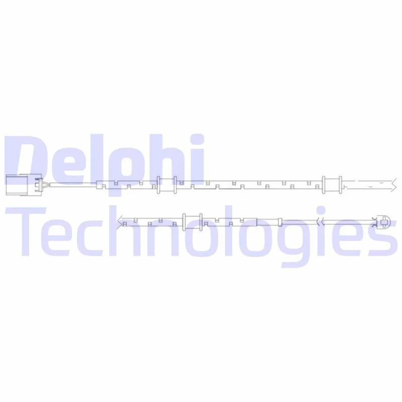 Warning Contact, brake pad wear DELPHI LZ0252