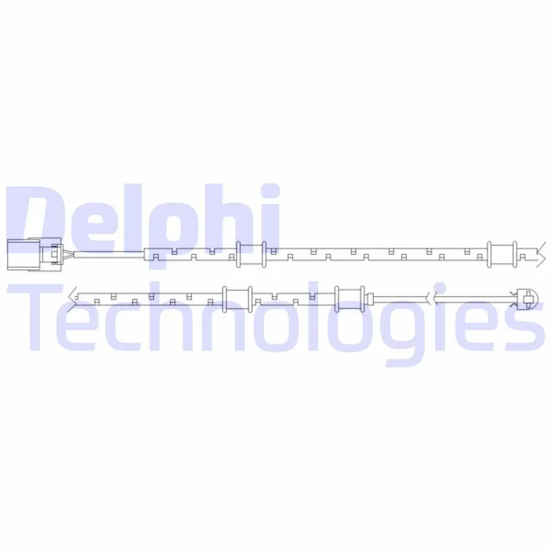 Opozorilo Kontakt, obraba zavornih ploščic DELPHI LZ0254