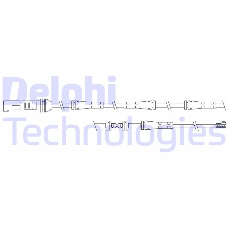 Warning Contact, brake pad wear DELPHI LZ0290