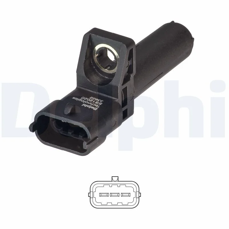 Senzor, impulz ročične gredi DELPHI SS12020-12B1