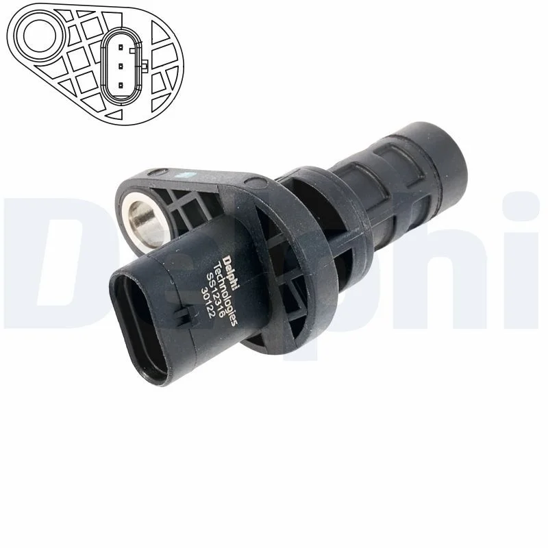 Senzor, impulz ročične gredi DELPHI SS12316-12B1
