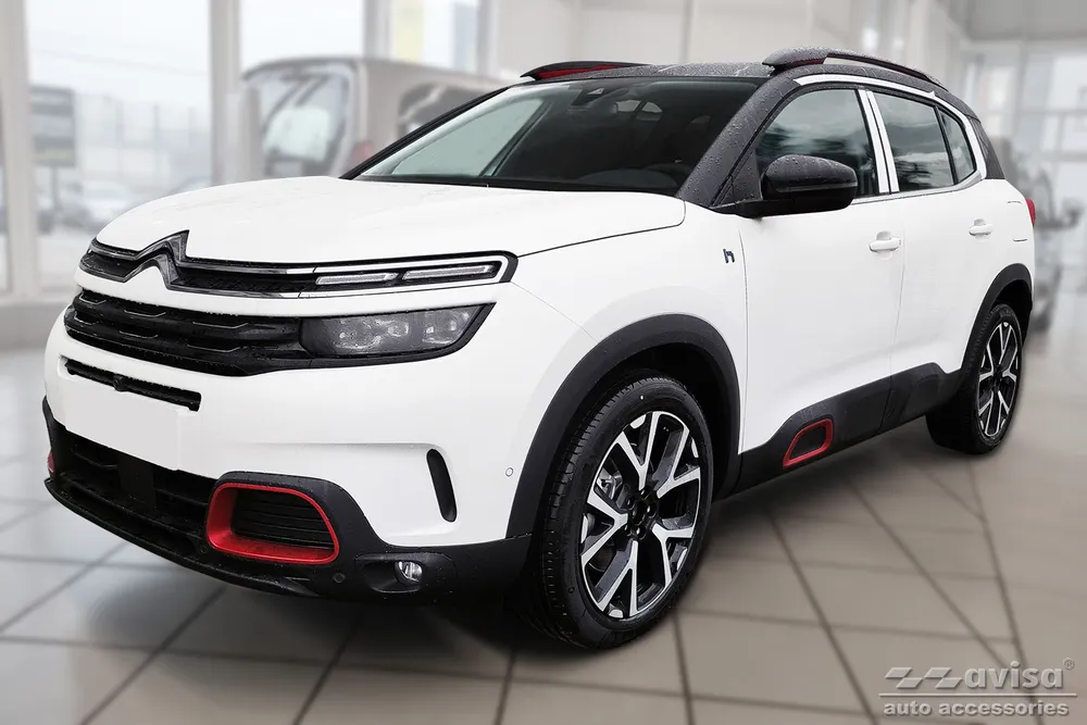 Door Sills Blue '' Hybrid ''(4Pcs) CITROEN C5 AIRCROSS 2018-2022 , FL 2022-2025 (black mirror) AVISA 2/04015