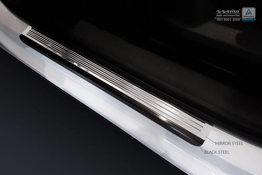 Slenksčių apsaugos SEAT ATECA 5d crossover 2016-2020, FL2020-> (satin silver insert) AVISA 2/21700