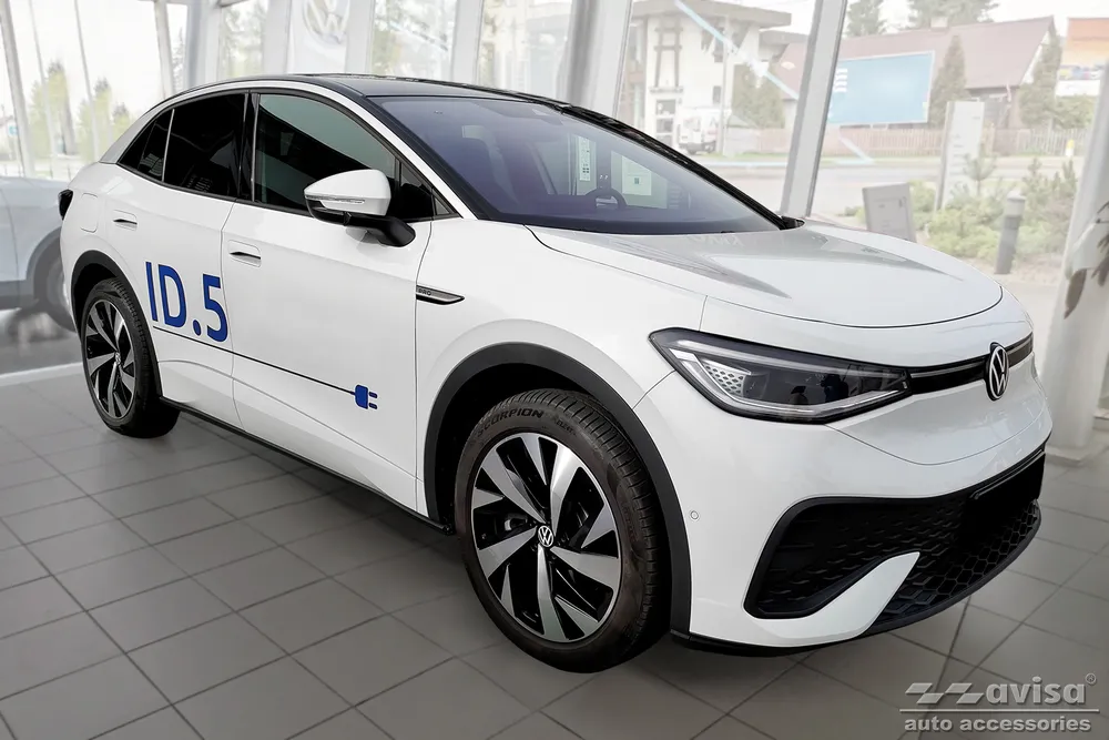 Slenksčių apsaugos VOLKSWAGEN ID 5 2022-> (4 vnt.) (juodas veidrodinis) AVISA 2/22265