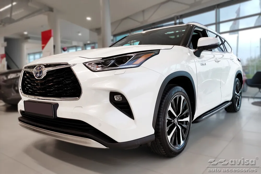 Door Sills Blue '' Hybrid '' (4Pcs) TOYOTA HIGHLANDER IV (XU70) 2019-> (black) AVISA 2/23009