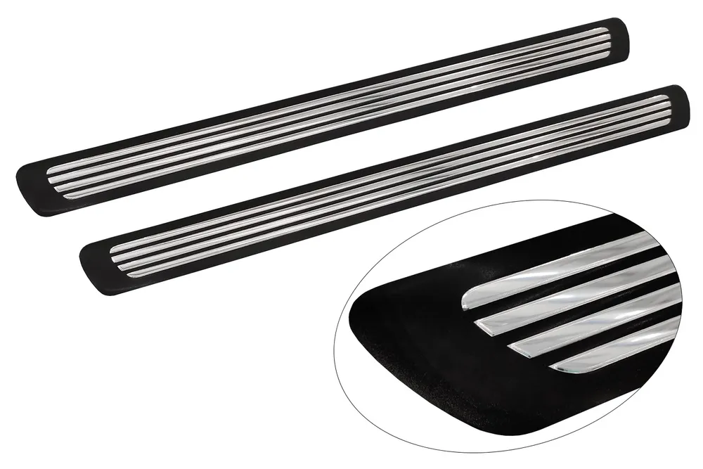 Aluminium universal door sills Lines-mirror (54 x 4 cm (2 pcs in set)) AVISA 2/28006