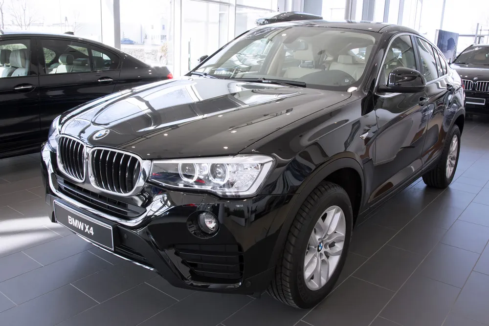 Rear bumper protector BMW X4 F26 2014-2018 (silver satine) AVISA 2/35089