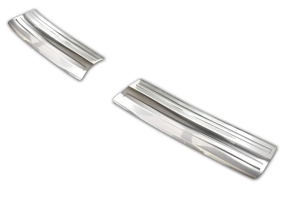 Rear bumper protector KIA SOUL II EV 2014-> (silver satine) AVISA 2/35136