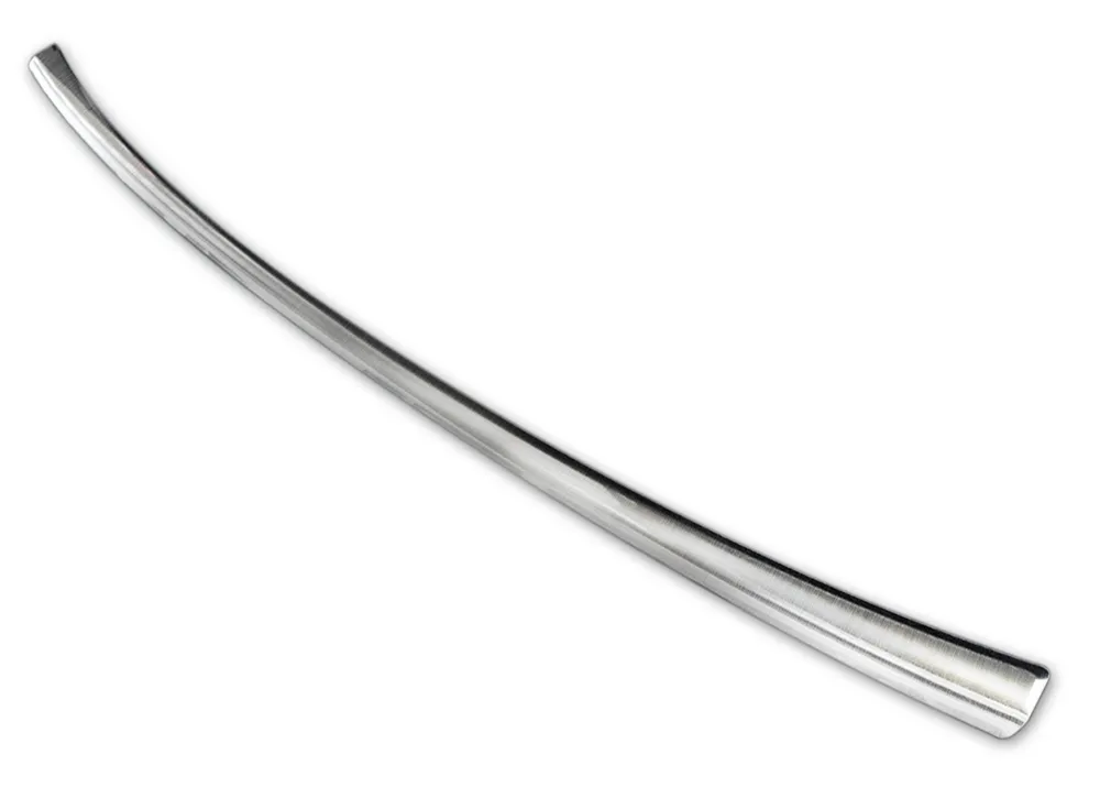 Rear bumper protector AUDI A5 Sportback liftback/S-Line 2016-2020, FL2020-2024 (silver satine) AVISA 2/35147