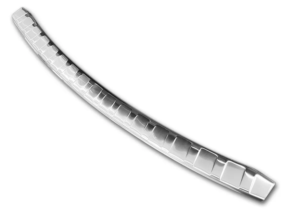 Rear bumper protector JAGUAR E-PACE 2017-2020, FL2020-> (silver satine) AVISA 2/35214
