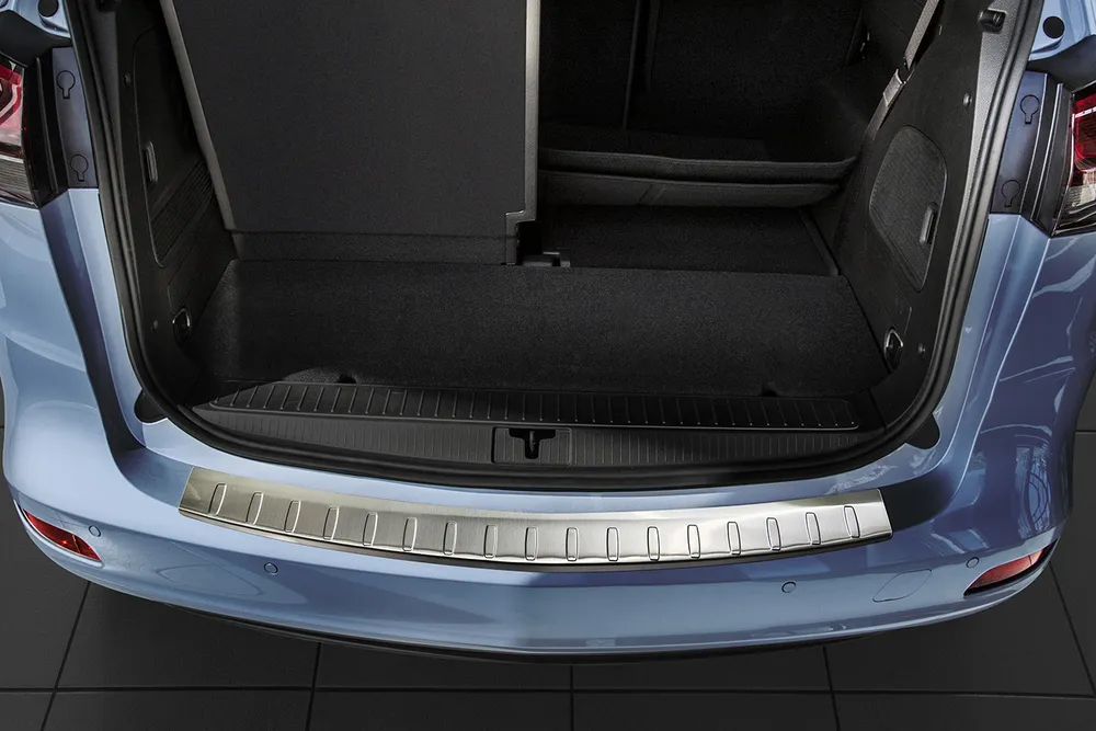 Rear bumper protector OPEL ZAFIRA C Tourer 2012-2016, FL2016-> (silver satine) AVISA 2/35316
