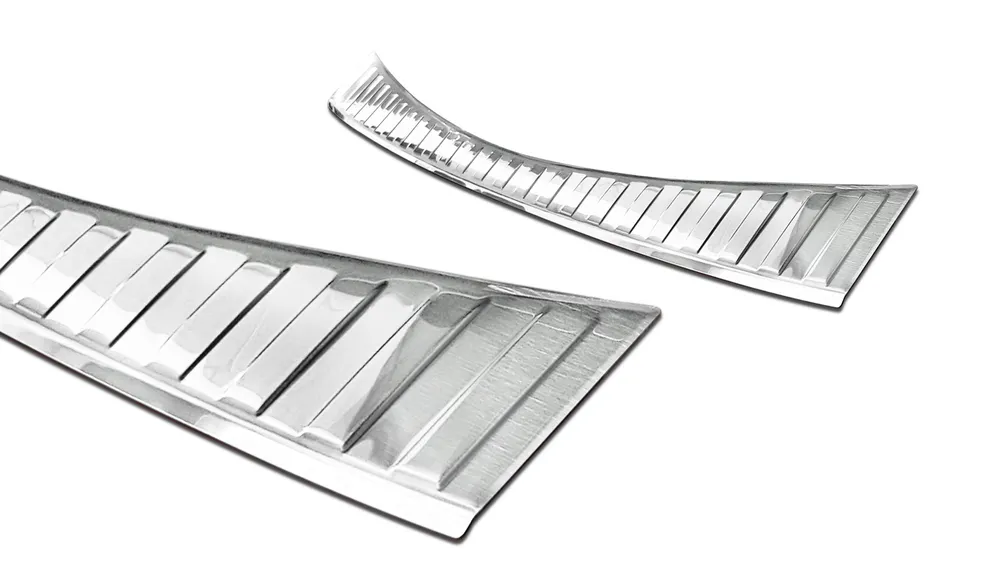 Rear bumper protector MITSUBISHI ASX crossover FL2019-> 2022 (silver satine) AVISA 2/35473