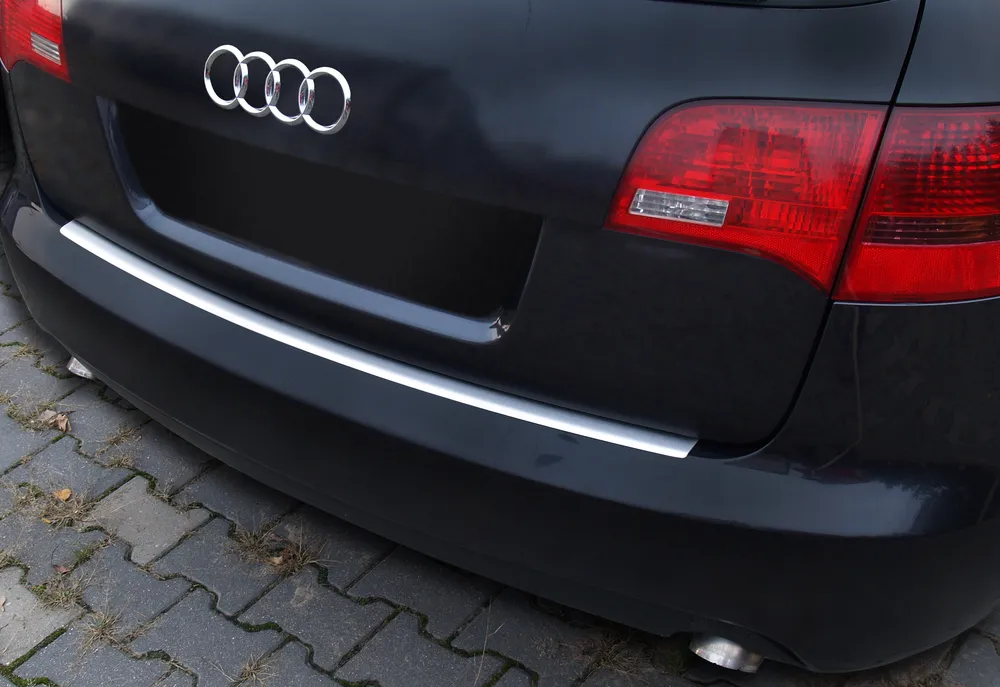 Rear bumper protector AUDI A6 C6 Avant 2005-2011 (silver satine) AVISA 2/35496