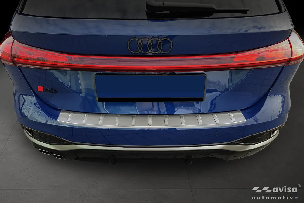 Rear bumper protector AUDI A5 III Avant (B10) 2024-> (silver satine) AVISA 2/35541