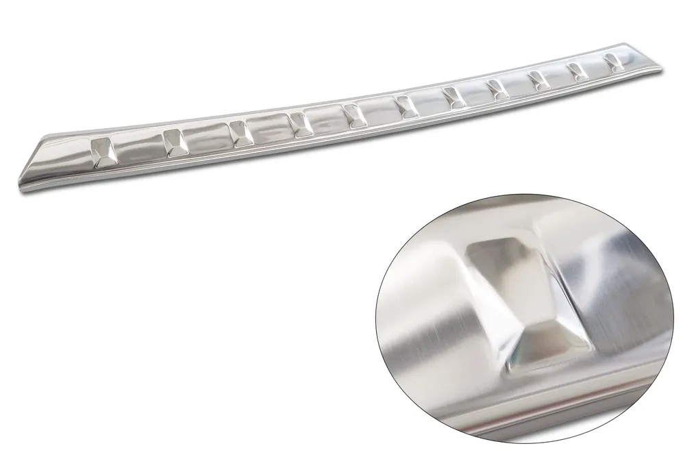 Rear bumper protector OPEL GRANDLAND FL 2021-> / Hybrid FL 2021-> (silver satine) AVISA 2/35591
