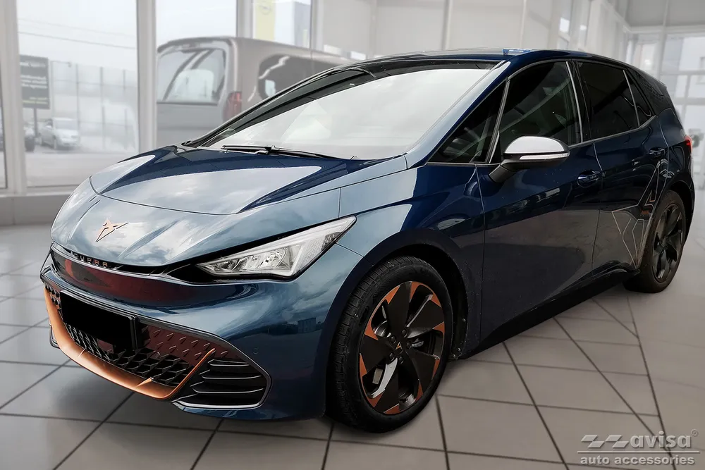 Galinio buferio apsauga CUPRA BORN hatchback 5D 2021-> (sidabrinis satinas) AVISA 2/35614