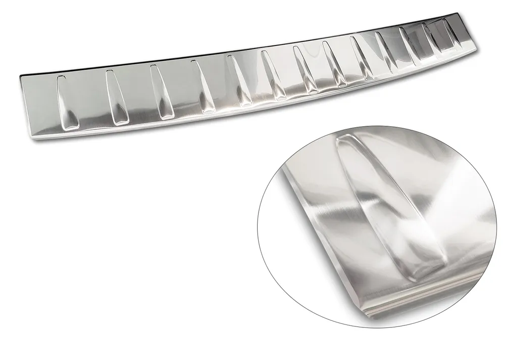 Rear bumper protector MERCEDES EQS SUV (X296) 2022-> (silver) AVISA 2/35615