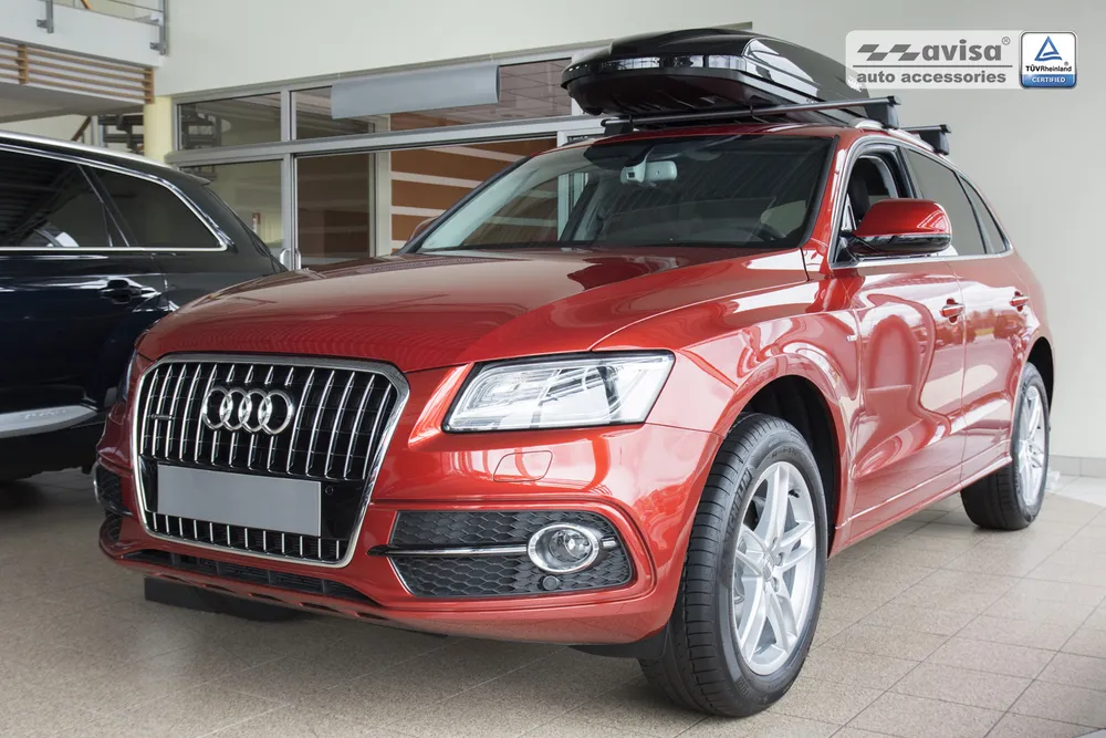 Galinio buferio apsauga AUDI Q5 2008-2012, FL2012-2016 / AUDI SQ5 2013-> (sidabrinis satinas) AVISA 2/35729