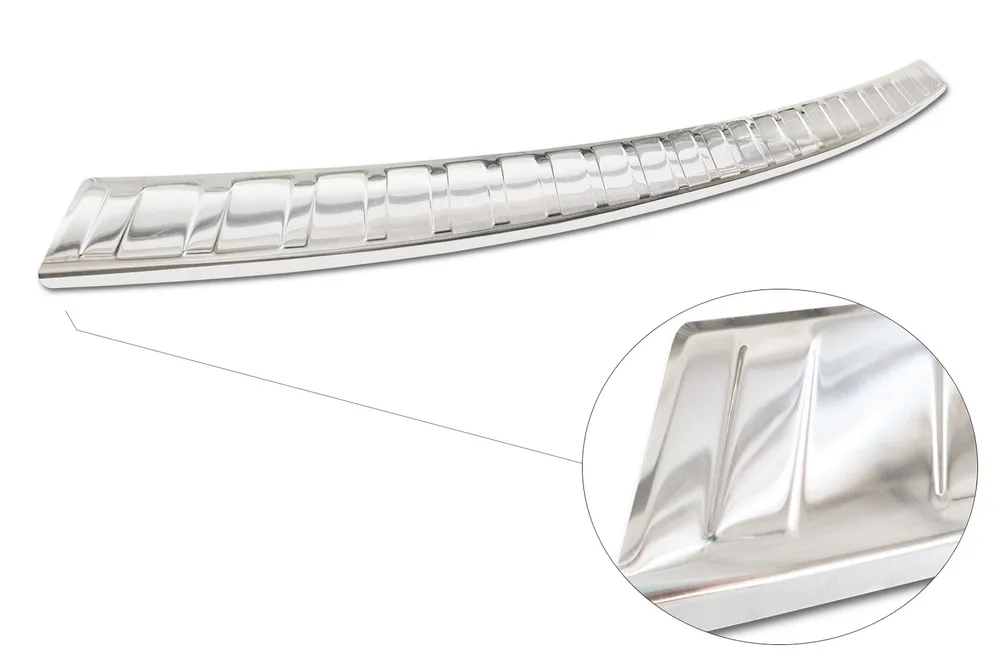 Rear bumper protector BMW iX3 (G08) 2020-> 2021 (silver satine) AVISA 2/35736