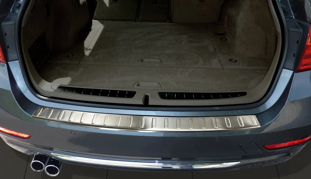 Rear bumper protector BMW 3 F31 touring / M-pakiet 2012-2015, FL2015-2018 (silver satine) AVISA 2/35746