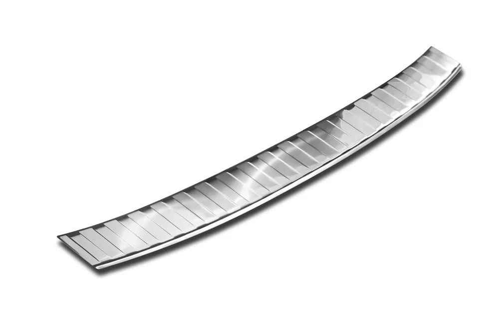 Rear bumper protector MERCEDES GLC (X253) 5D / Hybrid 2015-2019, FL2019-2022 (silver satine) AVISA 2/35819