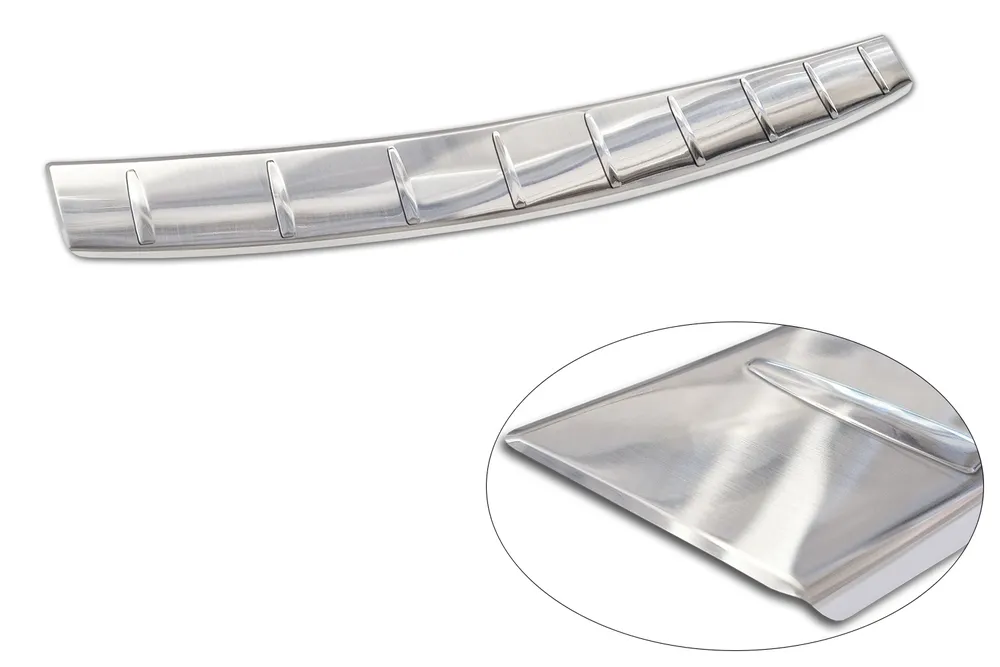 Rear bumper protector VOLKSWAGEN PASSAT B9 VARIANT / R-line /Hybrid 2024-> (silver satine) AVISA 2/35854
