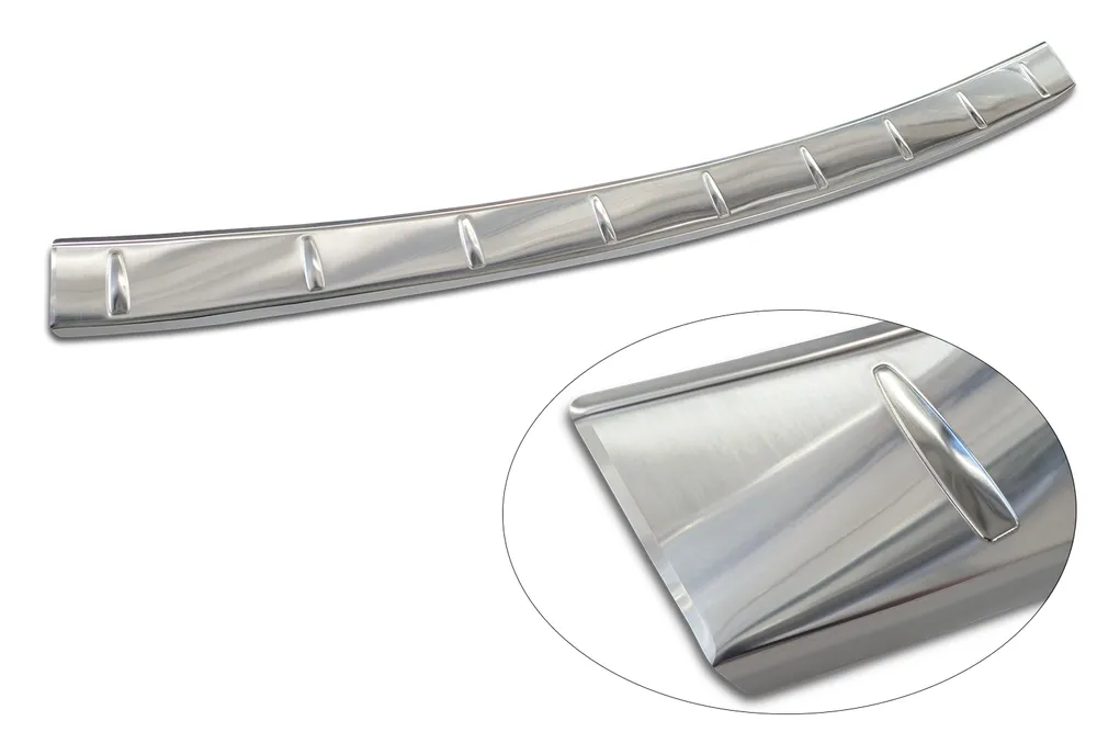 Rear bumper protector BAIC BEIJING 3 2023-> (silver satine) AVISA 2/35873