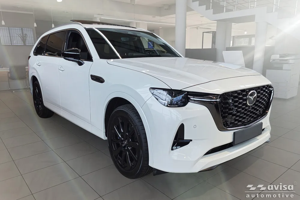 Galinio buferio apsauga MAZDA CX-80 2024-> (sidabrinis satinas) AVISA 2/35892