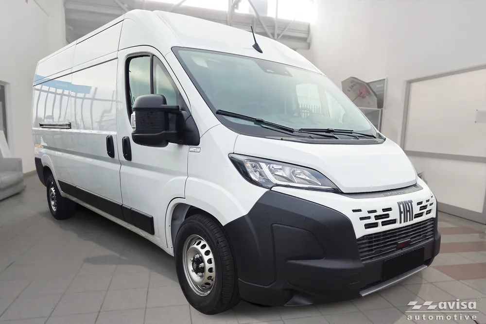 Rear bumper protector FIAT DUCATO III FL.2023-> / OPEL MOVANO III FL.2023-> / TOYOTA PROACE MAX 2024-> (silver satine) AVISA 2/35897