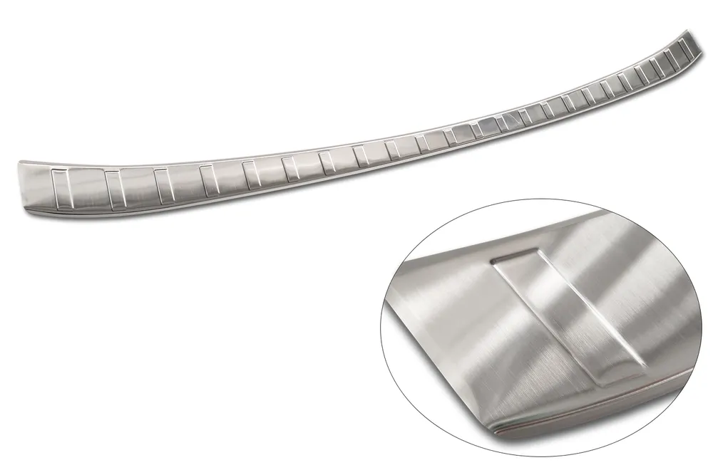 Rear bumper protector BMW iX (I20) 2021-> (silver satine) AVISA 2/35915