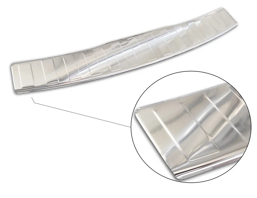 Galinio buferio apsauga RENAULT GRAND SCENIC III minivan 2009-2013, FL2013-2016 (sidabrinis satinas) AVISA 2/35944