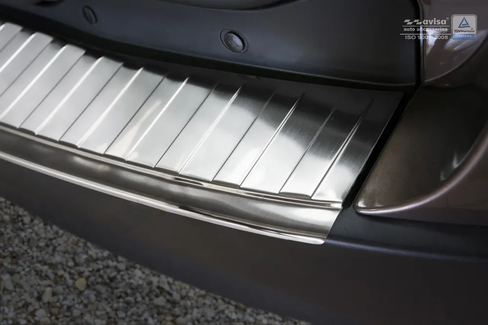 Rear bumper protector RENAULT SCENIC III 2009-2016 (silver satine) AVISA 2/35953