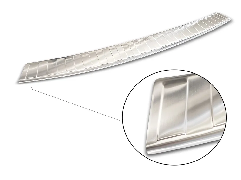 Galinio buferio apsauga VOLKSWAGEN T6 Caravelle 2015-2019, FL2019-2024(the version with trunk opening upwards) ilgesnė versija (sidabrinis satinas) AVISA 2/35979