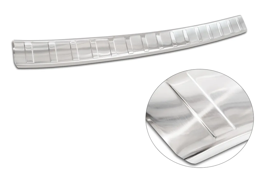 Rear bumper protector PEUGEOT 308 III hatchback2021-> / PEUGEOT E-308 III hatchback 2021-> (silver satine) AVISA 2/35998