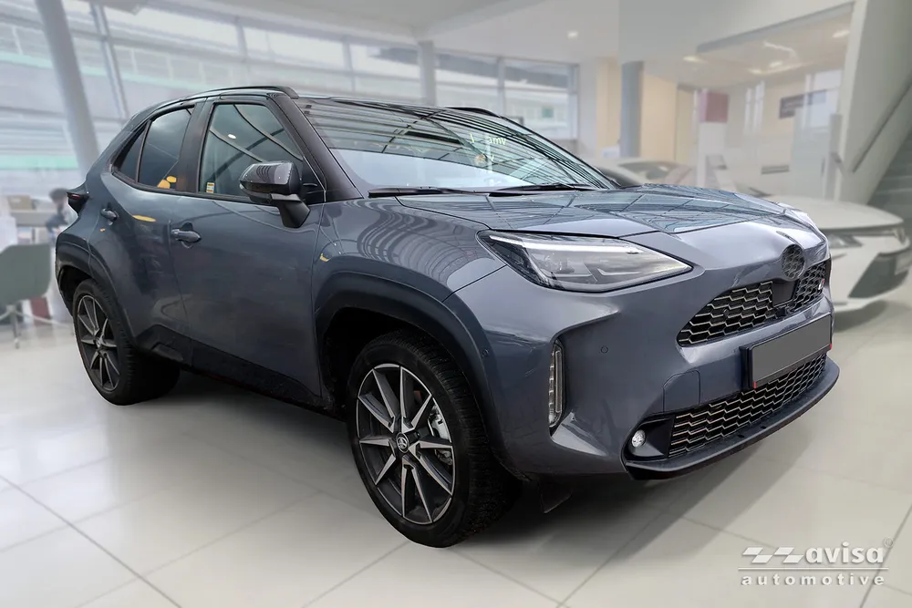 Bagažinės dangčio apsauginė juosta TOYOTA YARIS CROSS 2021-> (sidabrinis satinas) AVISA 2/36111