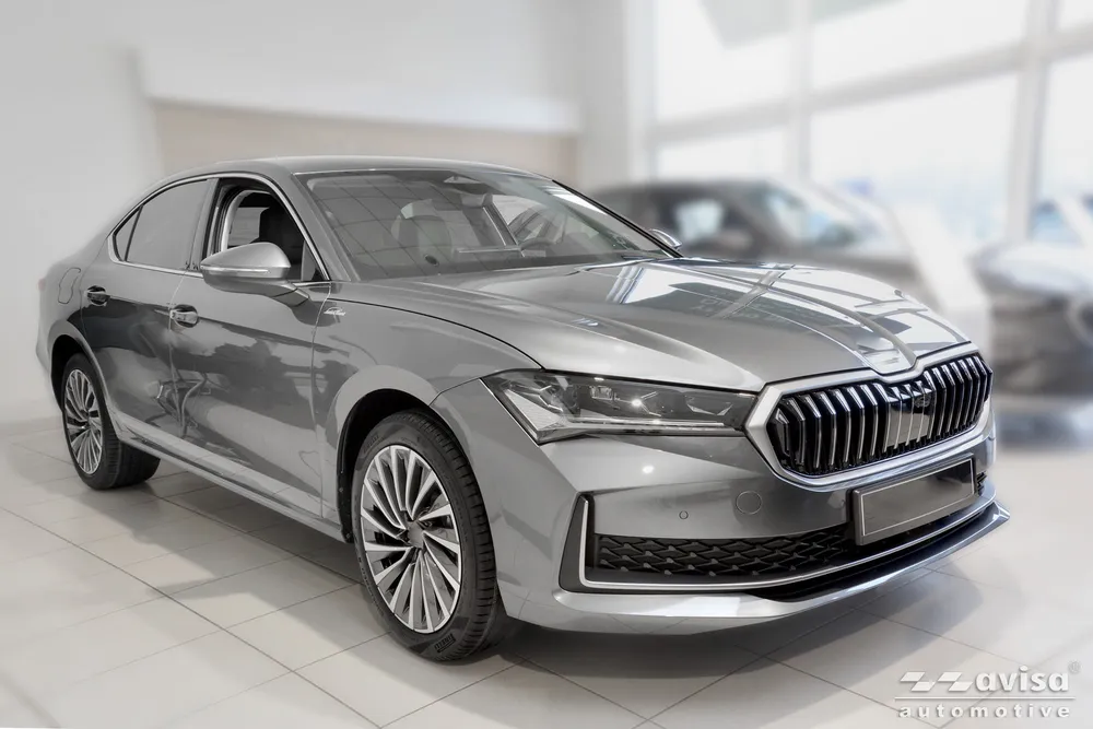 Bagažinės dangčio apsauginė juosta SKODA SUPERB IV liftback 2023-> (sidabrinis satinas) AVISA 2/36209