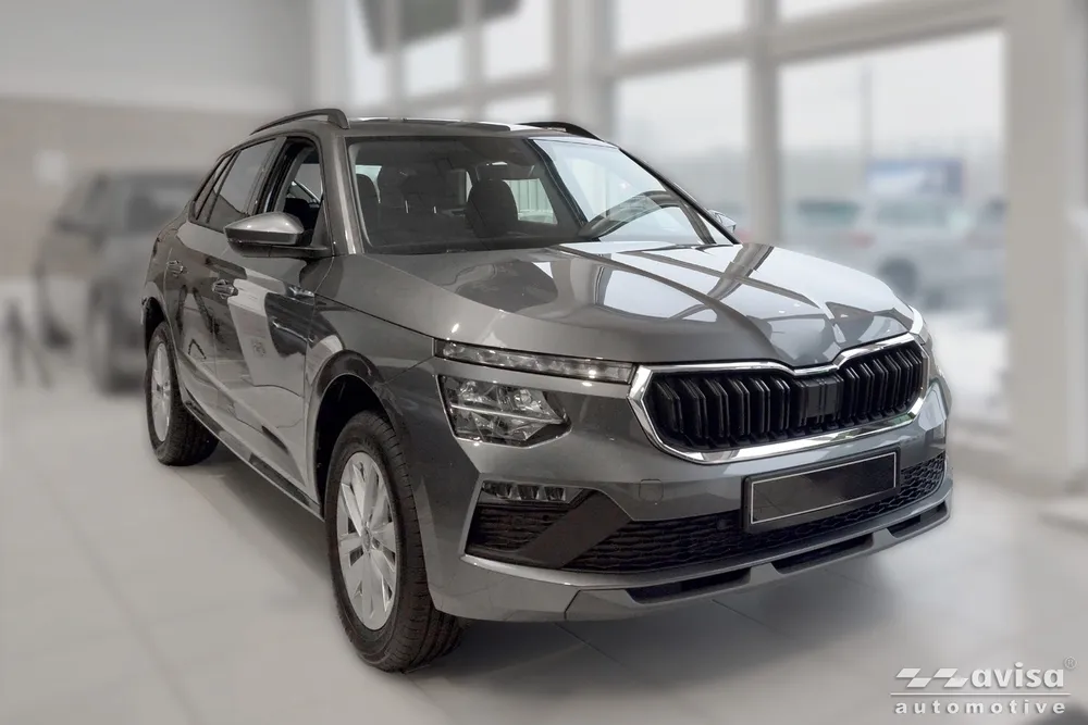 Bagažinės dangčio apsauginė juosta SKODA KAMIQ 2019-24,FL24-> (sidabrinis satinas) AVISA 2/36214