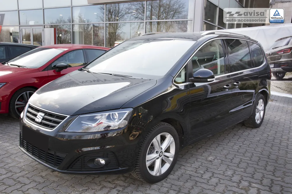 Galinio buferio apsauga SEAT ALHAMBRA II 2010-> / VOLKSWAGEN SHARAN II 2010-> (sidabrinis veidrodinis) AVISA 2/38005