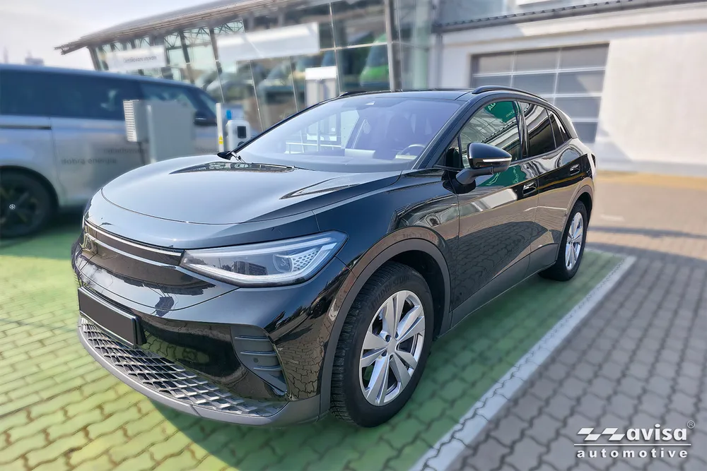 Bagažinės dangčio apsauginė juosta VOLKSWAGEN ID 4 2020-> (sidabrinis veidrodinis) AVISA 2/38140