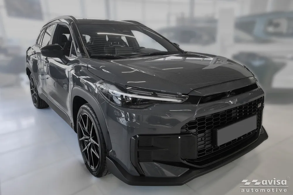 Bagažinės dangčio apsauginė juosta TOYOTA COROLLA Cross (XG1TJ) 2022-2025, FL 2025-> (sidabrinis veidrodinis) AVISA 2/38206