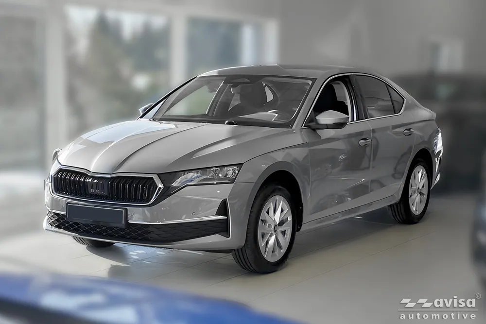 Bagažinės dangčio apsauginė juosta SKODA OCTAVIA IV liftback 2019-2024 FL 2024-> (sidabrinis veidrodinis) AVISA 2/38209