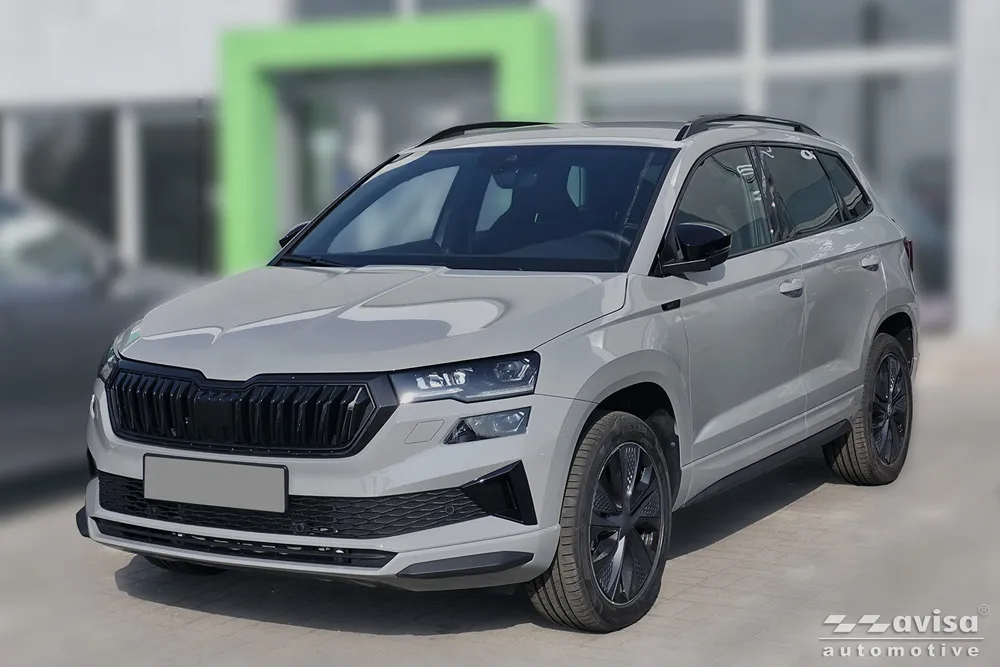 Trunk lid trim SKODA KAROQ FL.2022-> (silver mirror) AVISA 2/38212