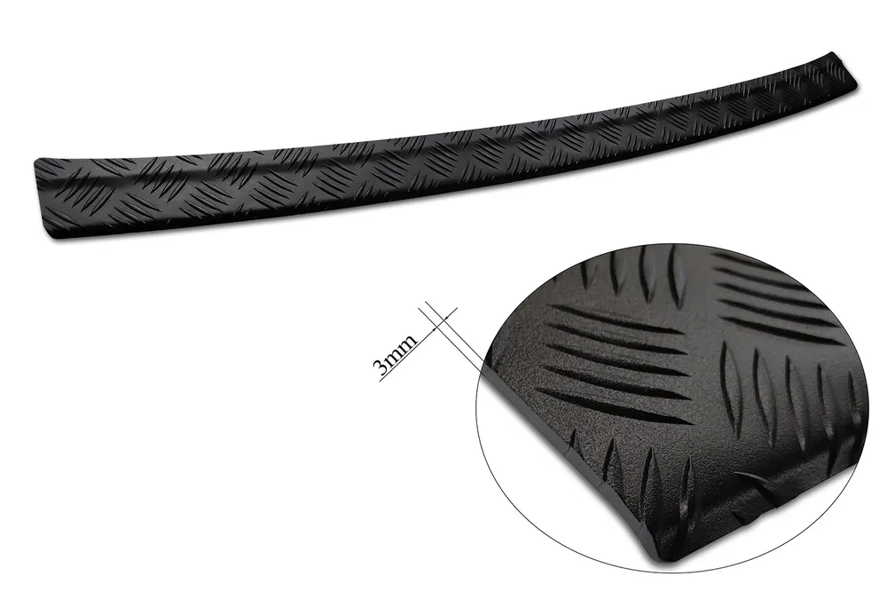 Rear bumper protector TOYOTA HIGHLANDER IV( XU70) 2019-> (black MAT) AVISA 2/40210
