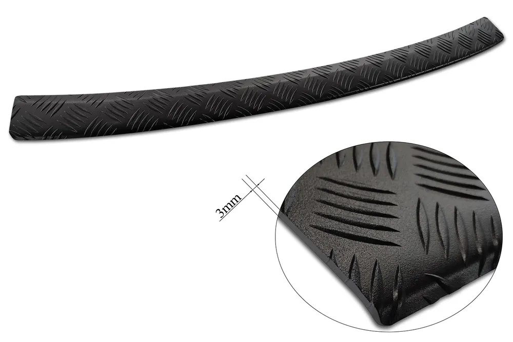 Rear bumper protector SKODA OCTAVIA IV combi Active, Sportline , Ambition , Style, Sportline 2019-2024 FL 2024-> / SKODA OCTAVIA IV combi RS 2020-> (black MAT) AVISA 2/40226
