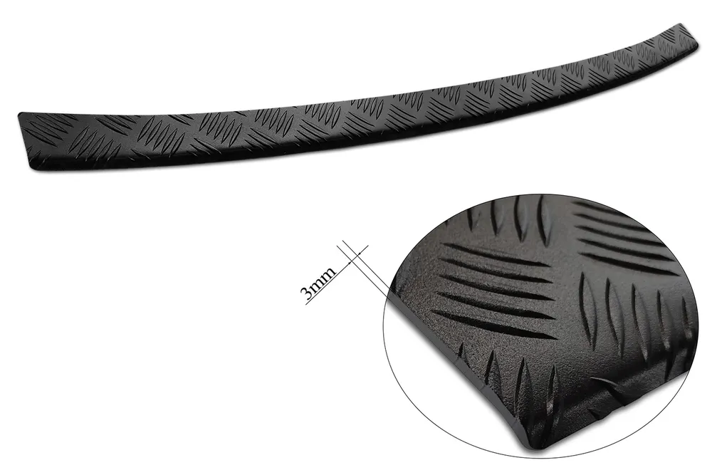 Rear bumper protector VOLVO XC90 II 2015-2019 FL.2019 - 2024 FL.2024-> (black MAT) AVISA 2/40227