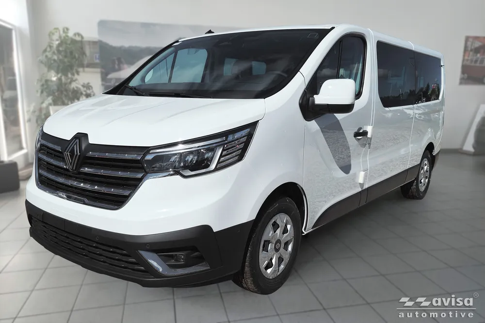 Galinio buferio apsauga FIAT TALENTO 2016-2021 / NISSAN NV300 2014-2019, FL2019-2021 , FL 2021-2021 / OPEL VIVARO II 2014-2019 ilgesnė versija (juodas matinis) AVISA 2/40237