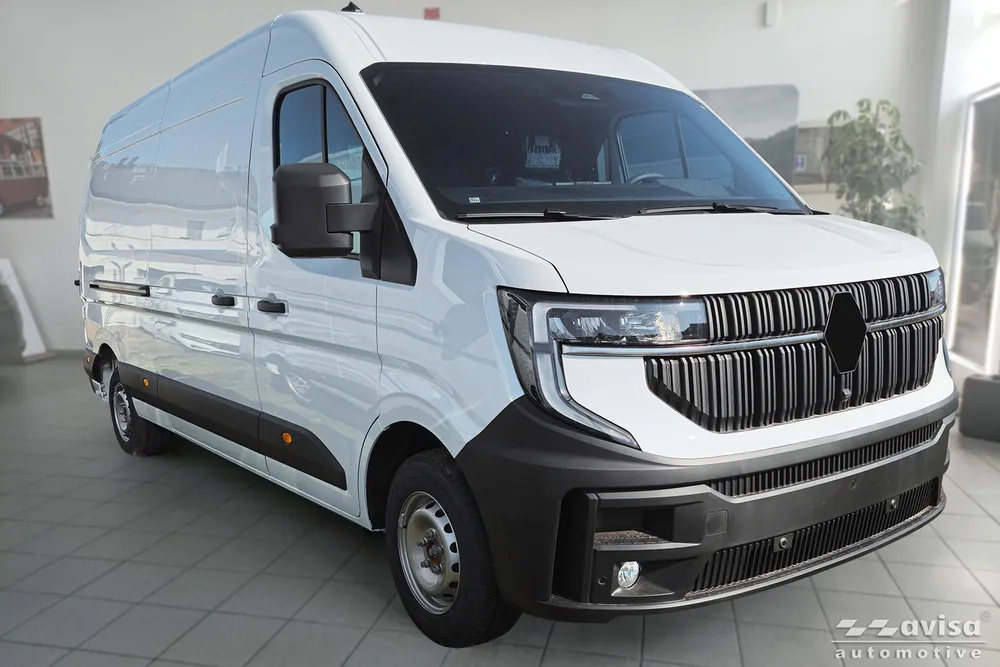 Galinio buferio apsauga RENAULT MASTER IV 2024-> (juodas matinis) AVISA 2/40239